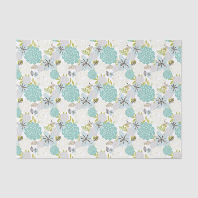 Floral background 5 tissue paper (Front)