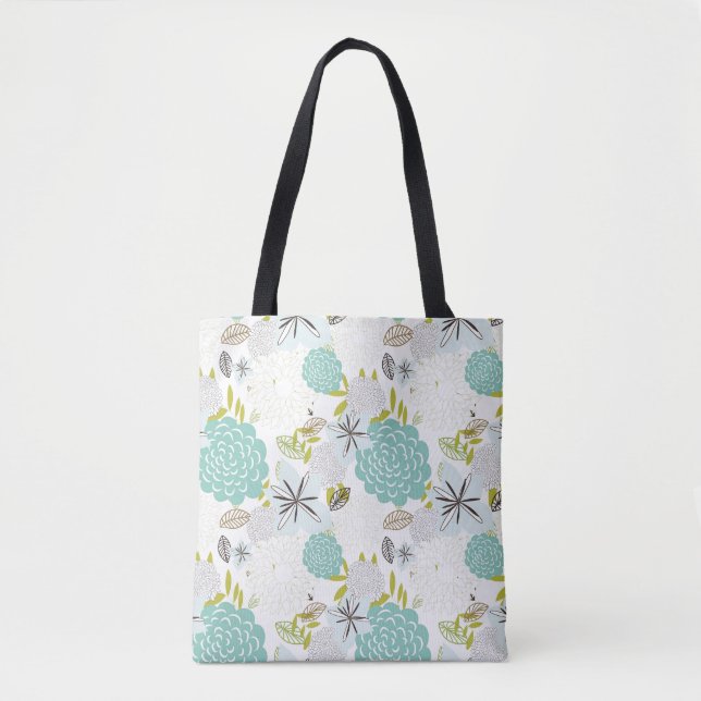 Floral background 5 tote bag (Front)