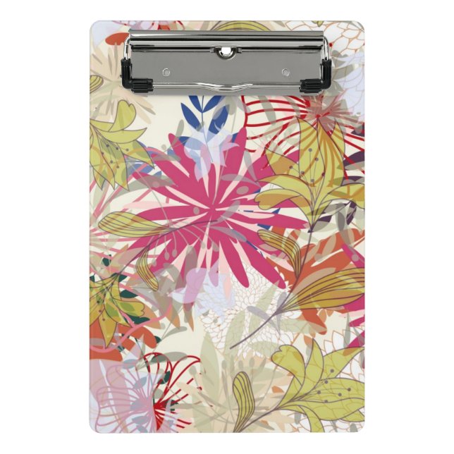 Floral background 6 mini clipboard (Front)