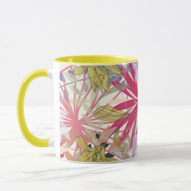 Floral background 6 mug (Left)