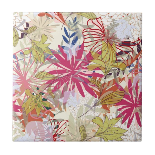 Floral background 6 tile (Front)