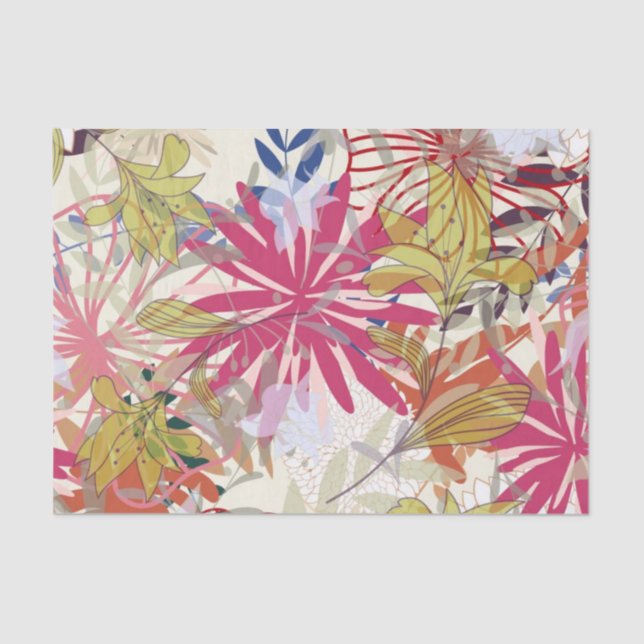 Floral background 6 tissue paper (Front)