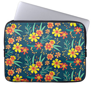 Floral Background Beautiful Design-46566 Laptop Sleeve