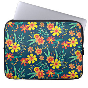 Floral Background Beautiful Design-46566 Laptop Sleeve