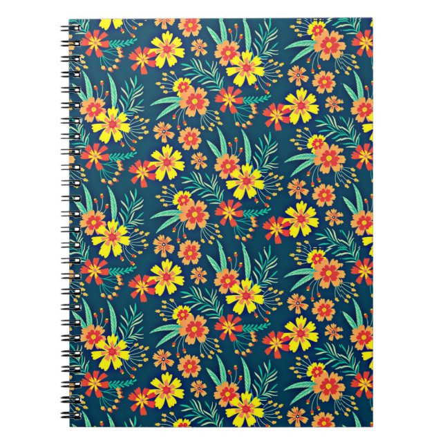 Floral Background Beautiful Design-46566 Notebook (Front)