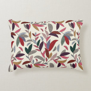 Floral background decorative cushion