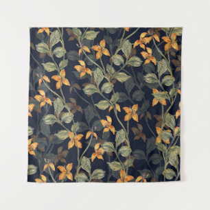 Floral background in seamless pattern. tapestry