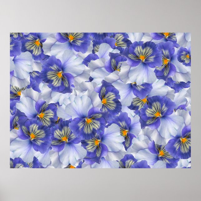 Floral background scrapbooking poster (Front)