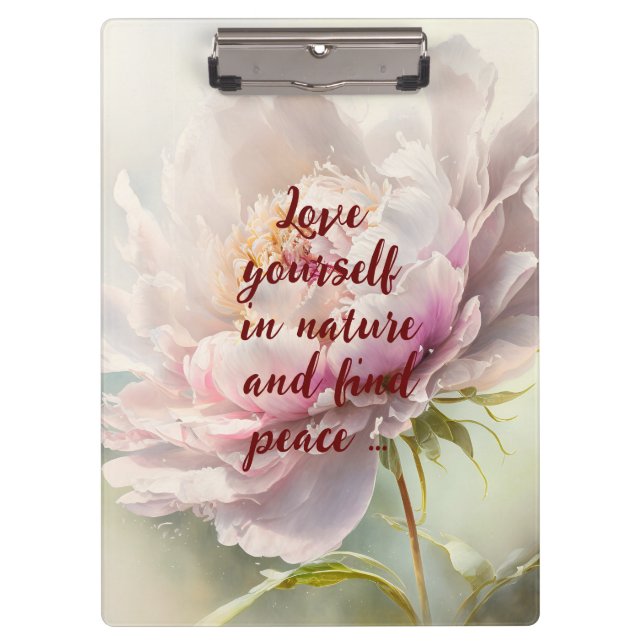 Floral background. Spring blossom Clipboard (Front)