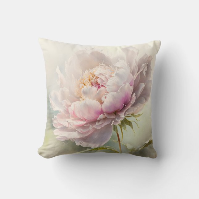 Floral background. Spring blossom Cushion (Front)