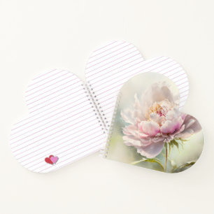 Floral background. Spring blossom Notebook