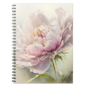 Floral background. Spring blossom Notebook