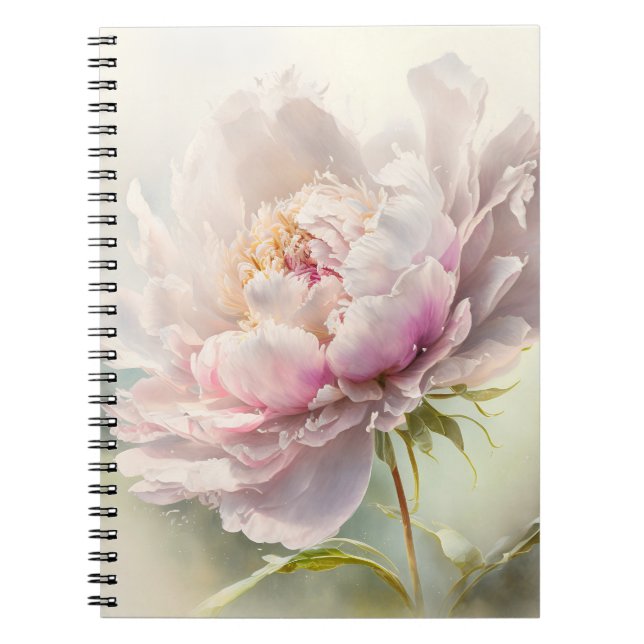 Floral background. Spring blossom Notebook (Front)