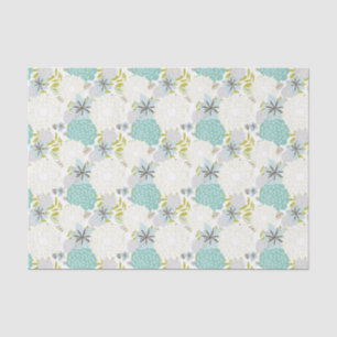 Floral background tissue paper