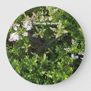 Floral Background Wall Clock