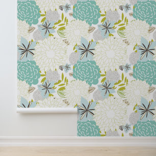 Floral background wallpaper