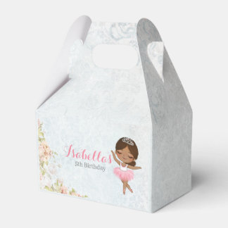 Floral Ballerina Birthday Favour Box