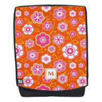 Floral Bandanna Print Monogram
