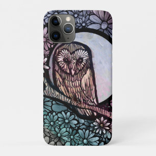 Floral Barn Owl Case-Mate iPhone Case