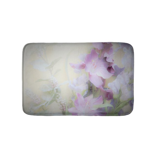 Floral Bath Mat Beautiful (Front)