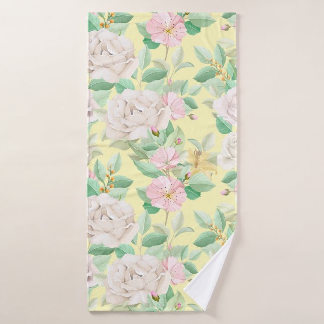 Floral Bath Towel (Bath Towel)