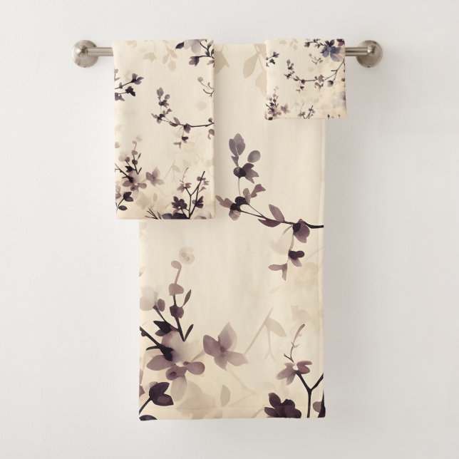 Floral Bath Towel Set (Insitu)