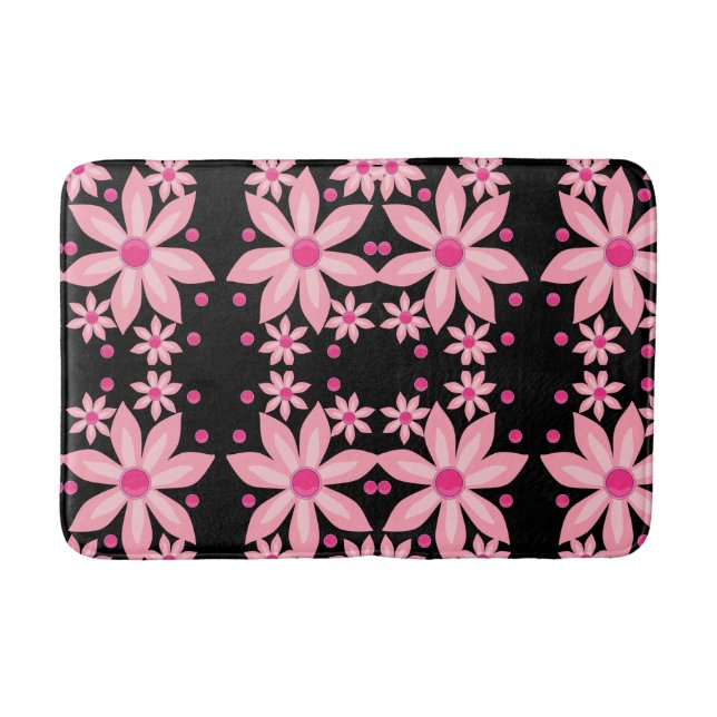 Floral Bathroom Bathmat (Front)