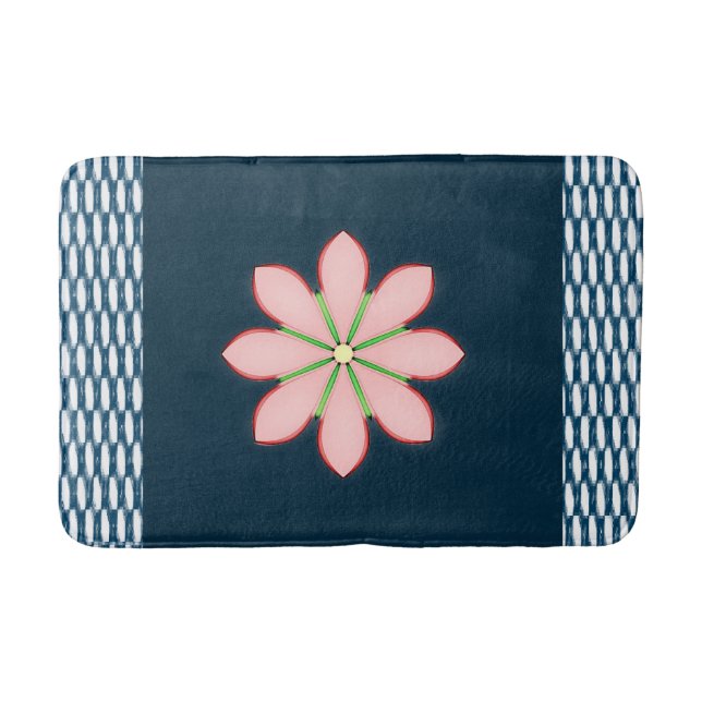 Floral Bathroom Bathmat (Front)