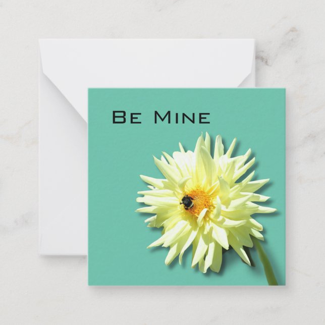 Floral Be Mine card (Front)