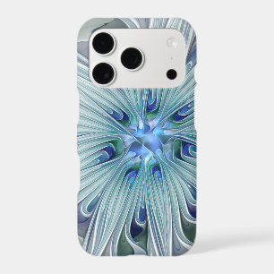 Floral Beauty Abstract Modern Blue Pastel Flower