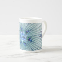 Floral Beauty Abstract Modern Blue Pastel Flower