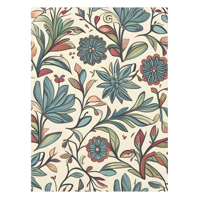 Floral Beauty Tablecloth (Front)