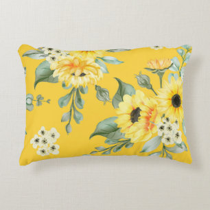 Floral beauty throw pillow