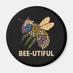 Floral Bee Fusion Bee-Utiful Magnet