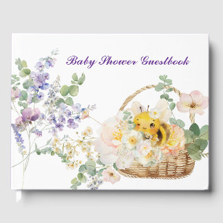 Floral Bee Guestbook