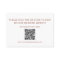 Floral Beige Wedding RSVP QR Code Card