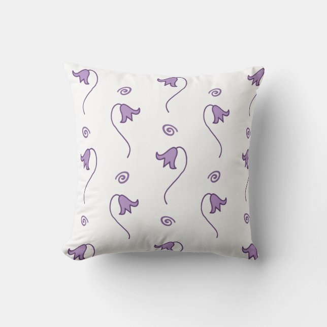 Floral Bells Pattern Cushion (Front)
