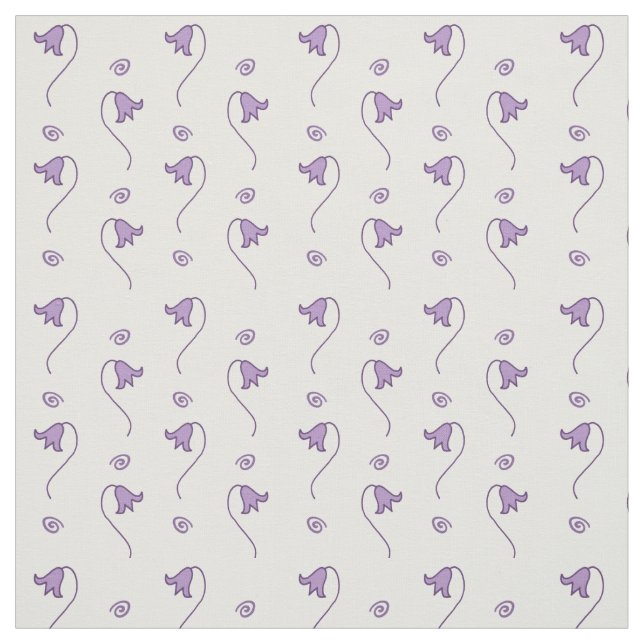 Floral Bells Pattern  Fabric (Swatch)