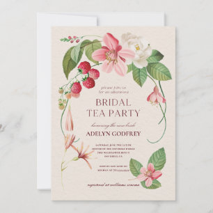 floral berry Wildflower Bridal Shower Invitation