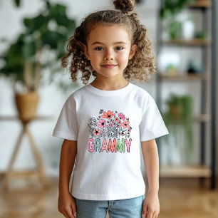 Floral "Best Grammy Ever" Shirt   Boho Wildflower 