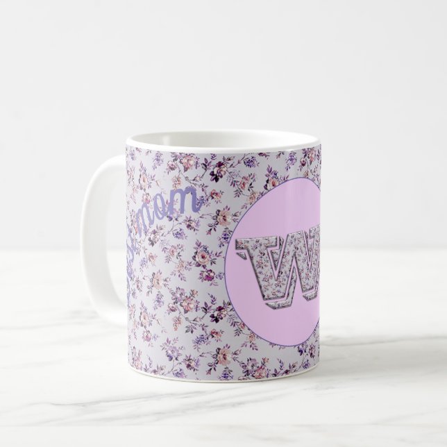 Floral Best mum W Coffee Mug (Front Left)
