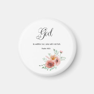 Floral Bible Verse Magnet