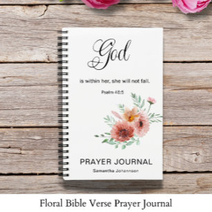 Floral Bible Verse Prayer Journal