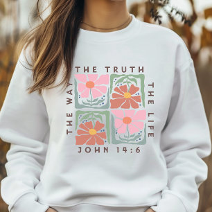 Floral Bible Verse Women's Sweatshirt