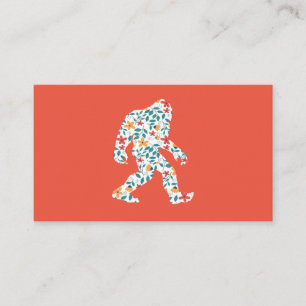 FLORAL BIGFOOT BUSINESS CARD