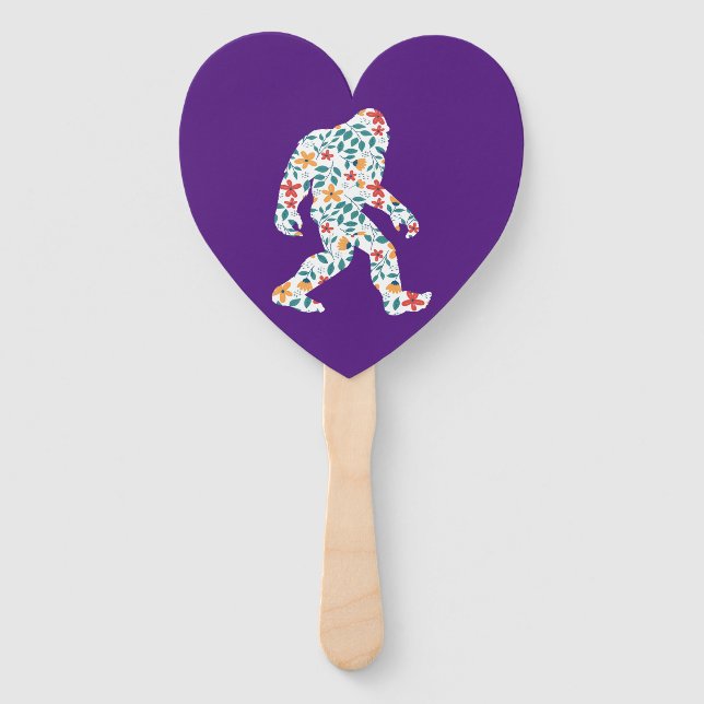 FLORAL BIGFOOT        HAND FAN (Front)