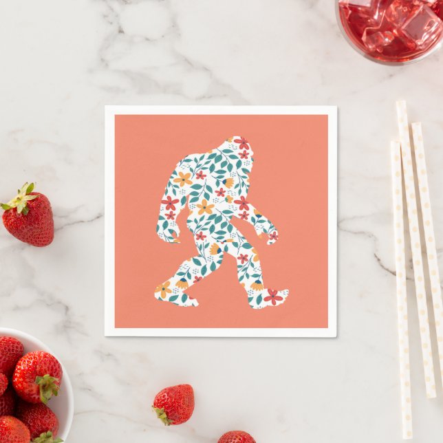 FLORAL BIGFOOT   NAPKIN (Insitu)