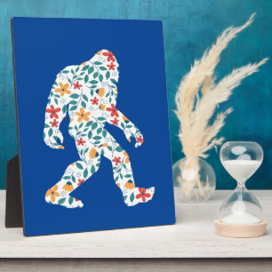 FLORAL BIGFOOT PLAQUE