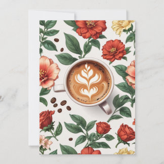 floral birthday brunch invitation