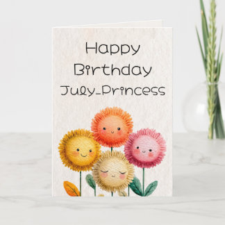 Floral Birthday Card